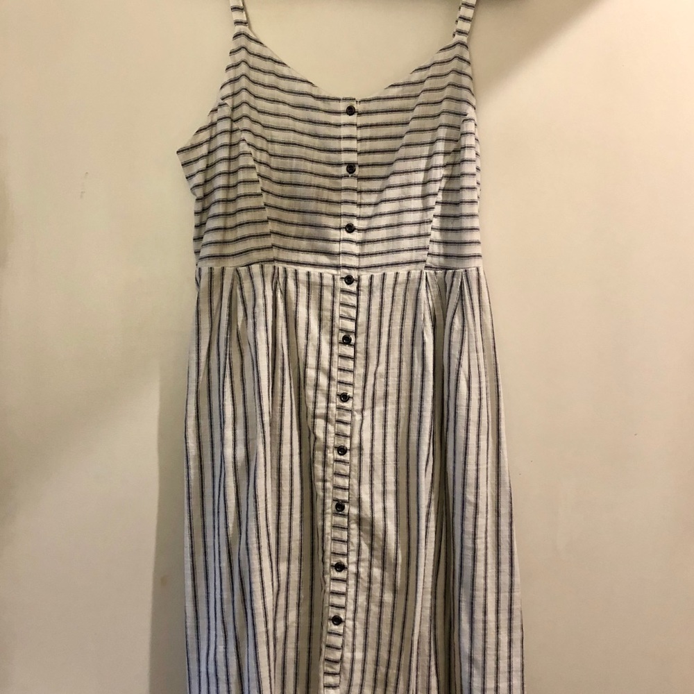 NWT Casual striped button down dress